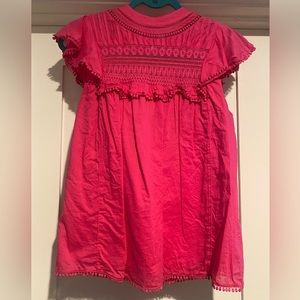 J.Crew smocked blouse
